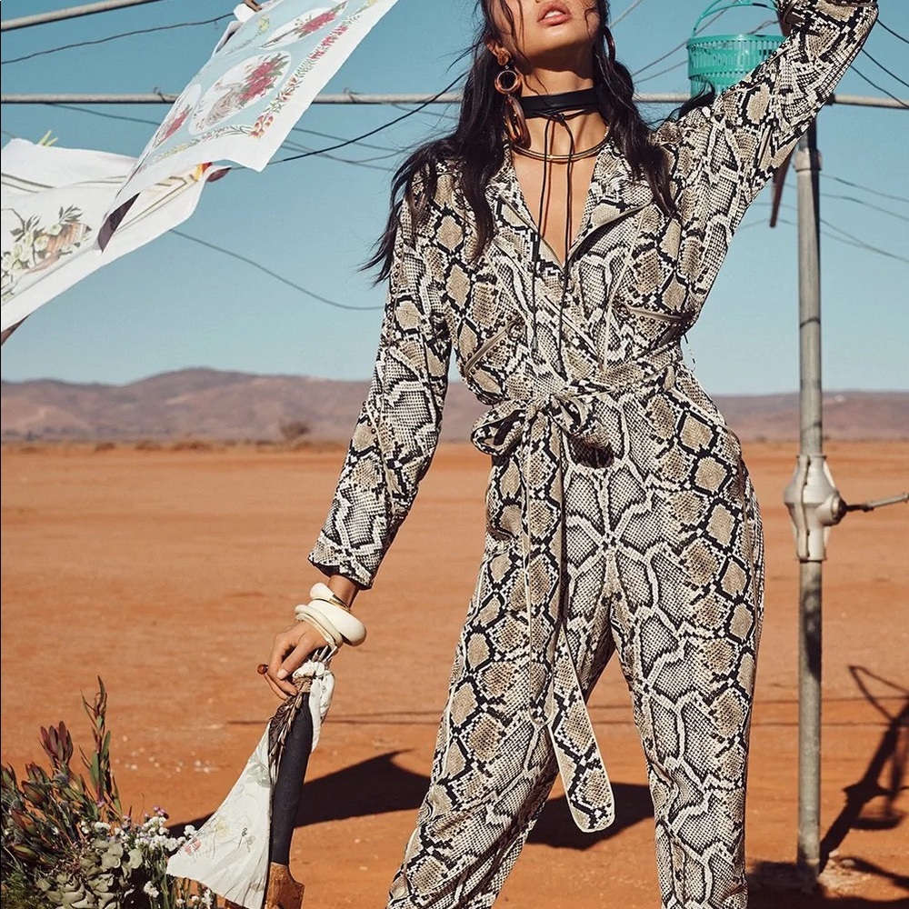 Camilla Kakadu Boo Zip Panel Jumpsuit. Size XS. NWT.